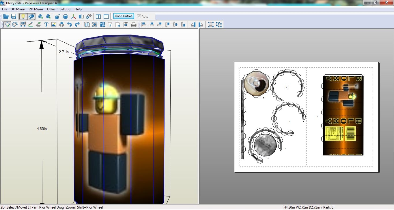 Bloxy Cola Papercraft Off Topic Car Crushers Forum