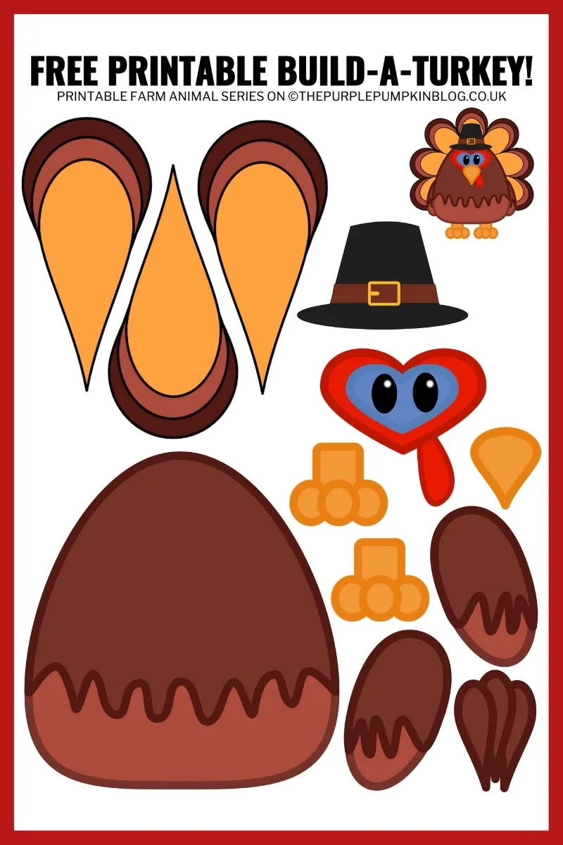 Turkey Template Printable