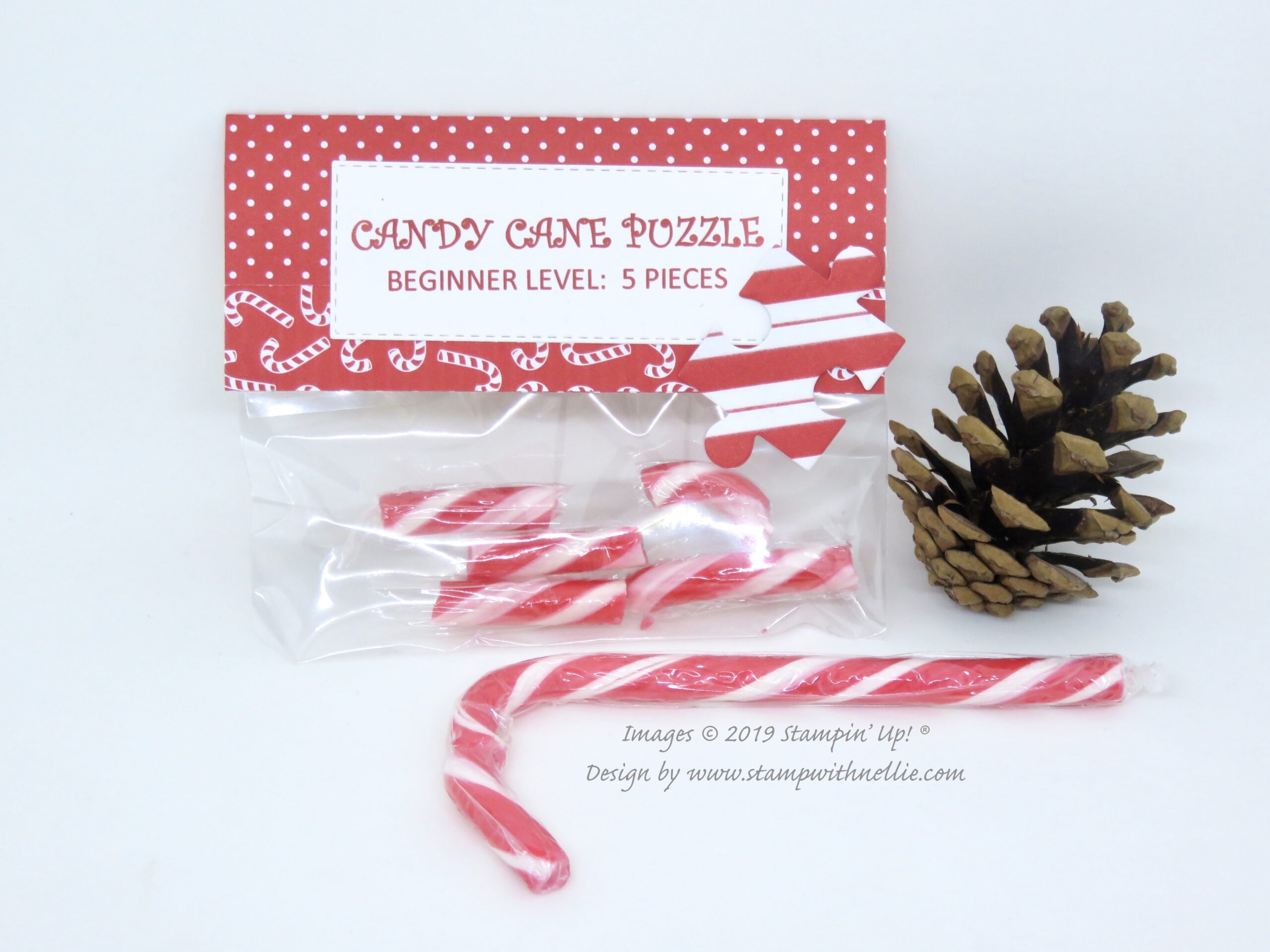 Candy Cane Puzzle Printable