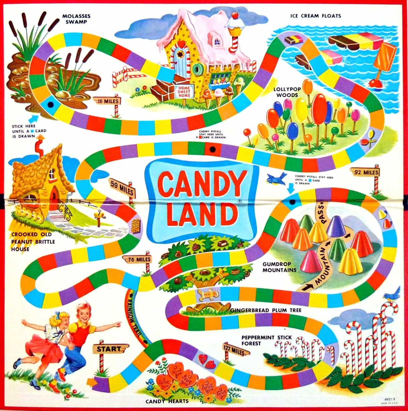 Candyland Game Board Printable