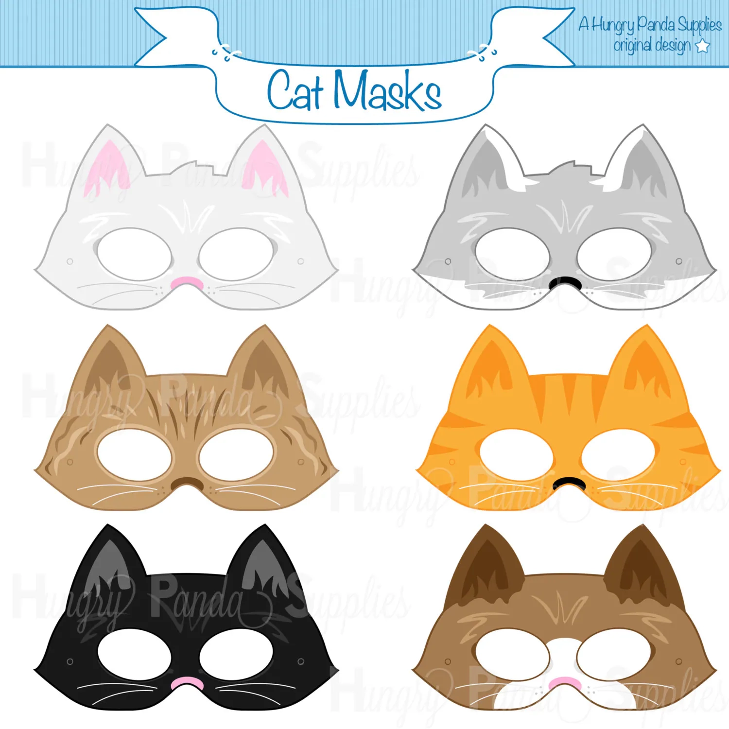 Cat Mask Printable