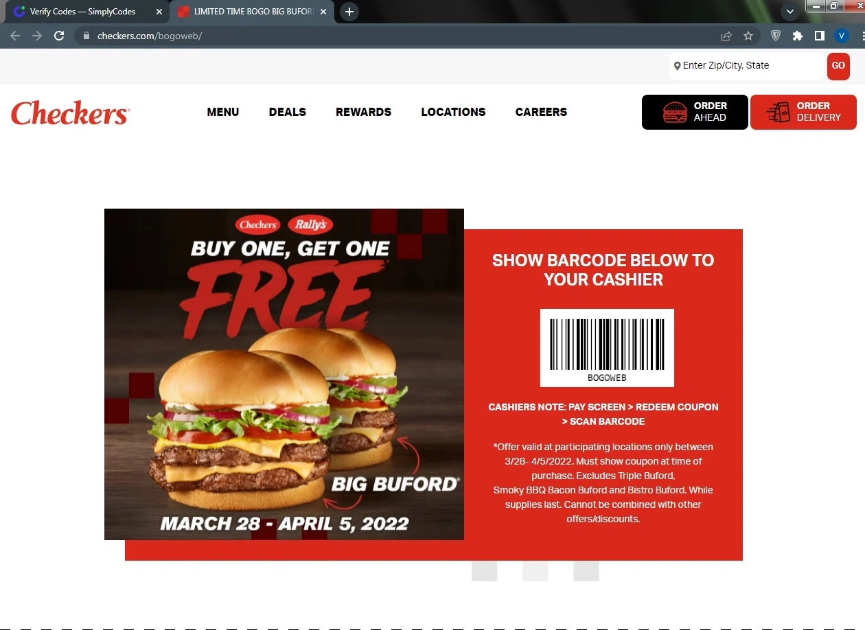 Checker s Promo Codes 20 Off Coupons Dec 2025