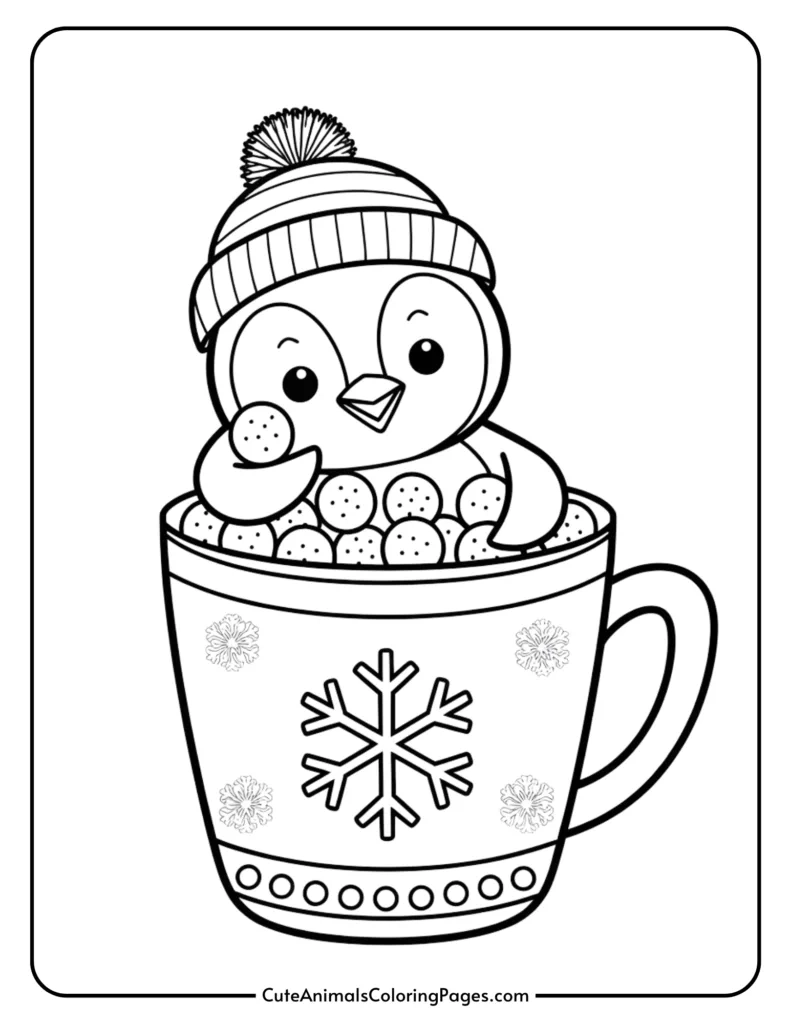 Penguin Coloring Pages Printable