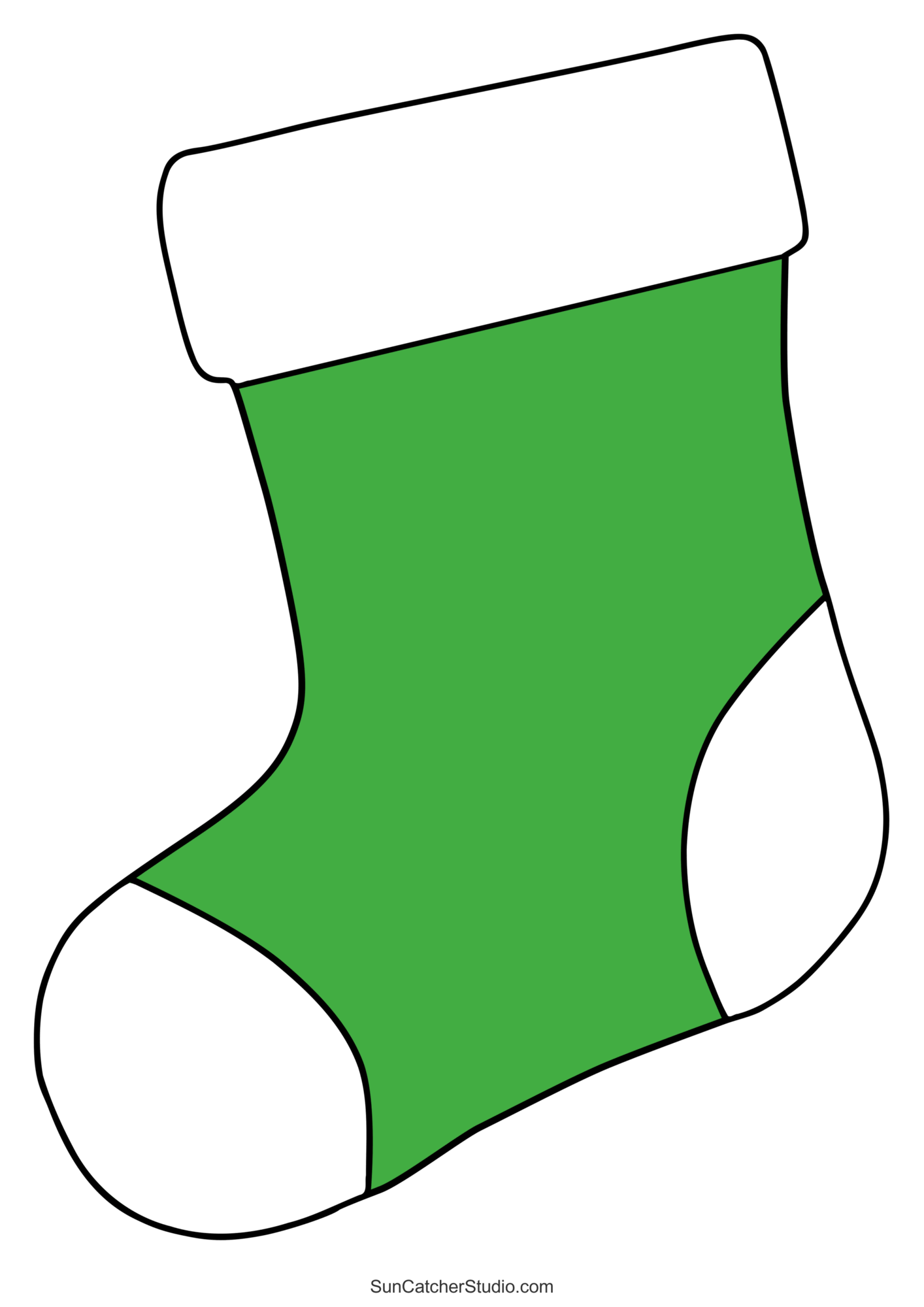 Printable Stocking Template