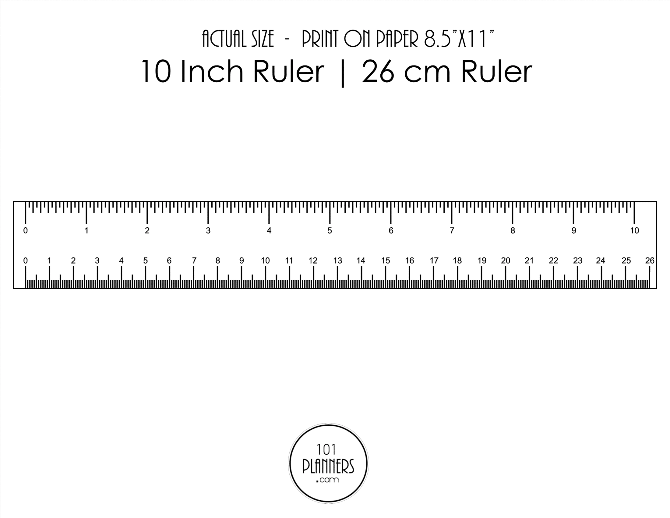 Printable Ruler In Cm