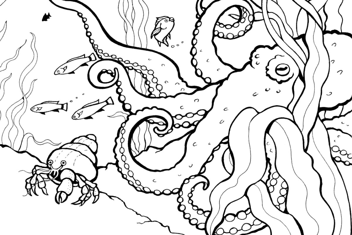 Free Printable Ocean Coloring Pages