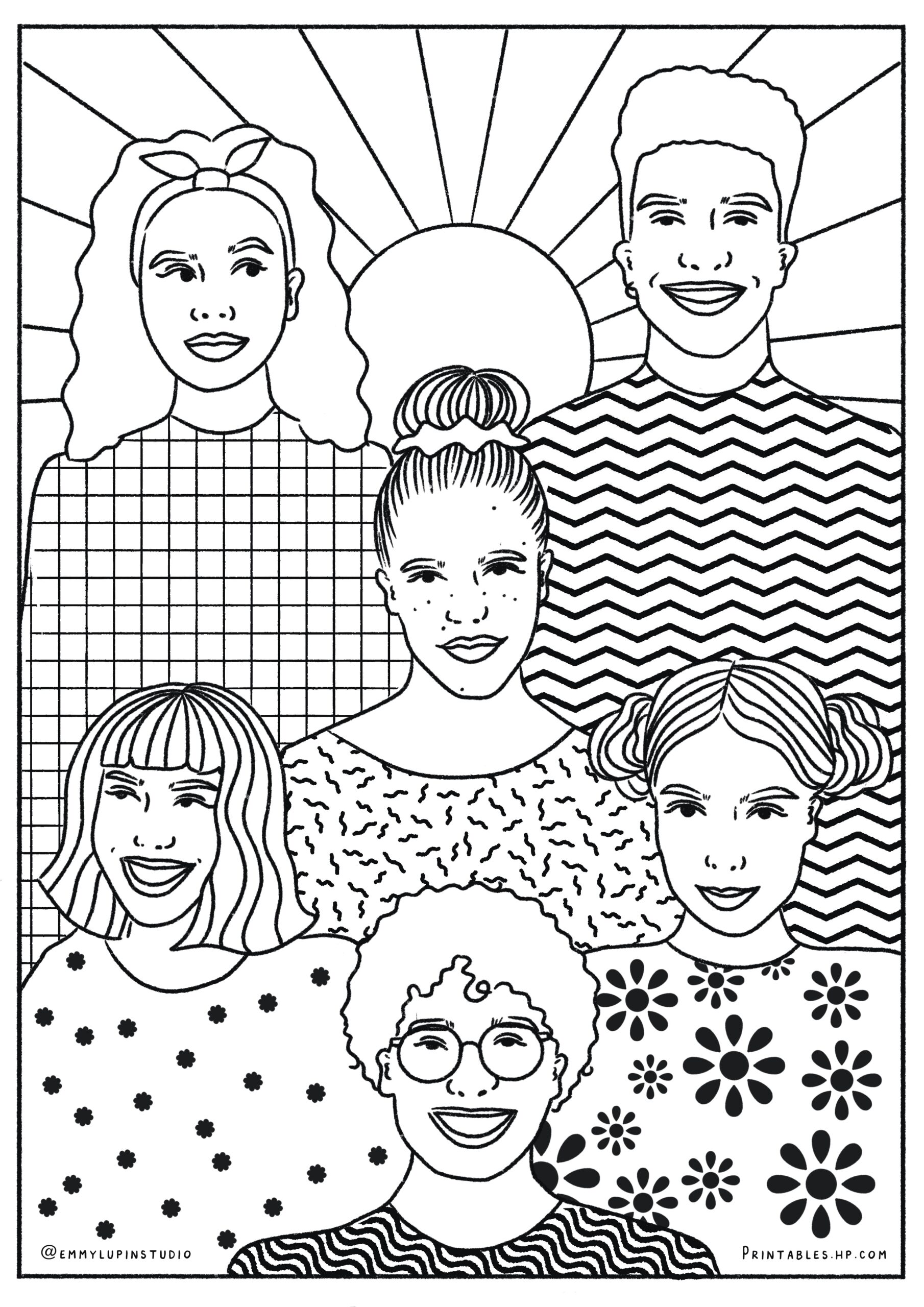 Colouring For Kids Sunshine People Printables Free Coloring 
