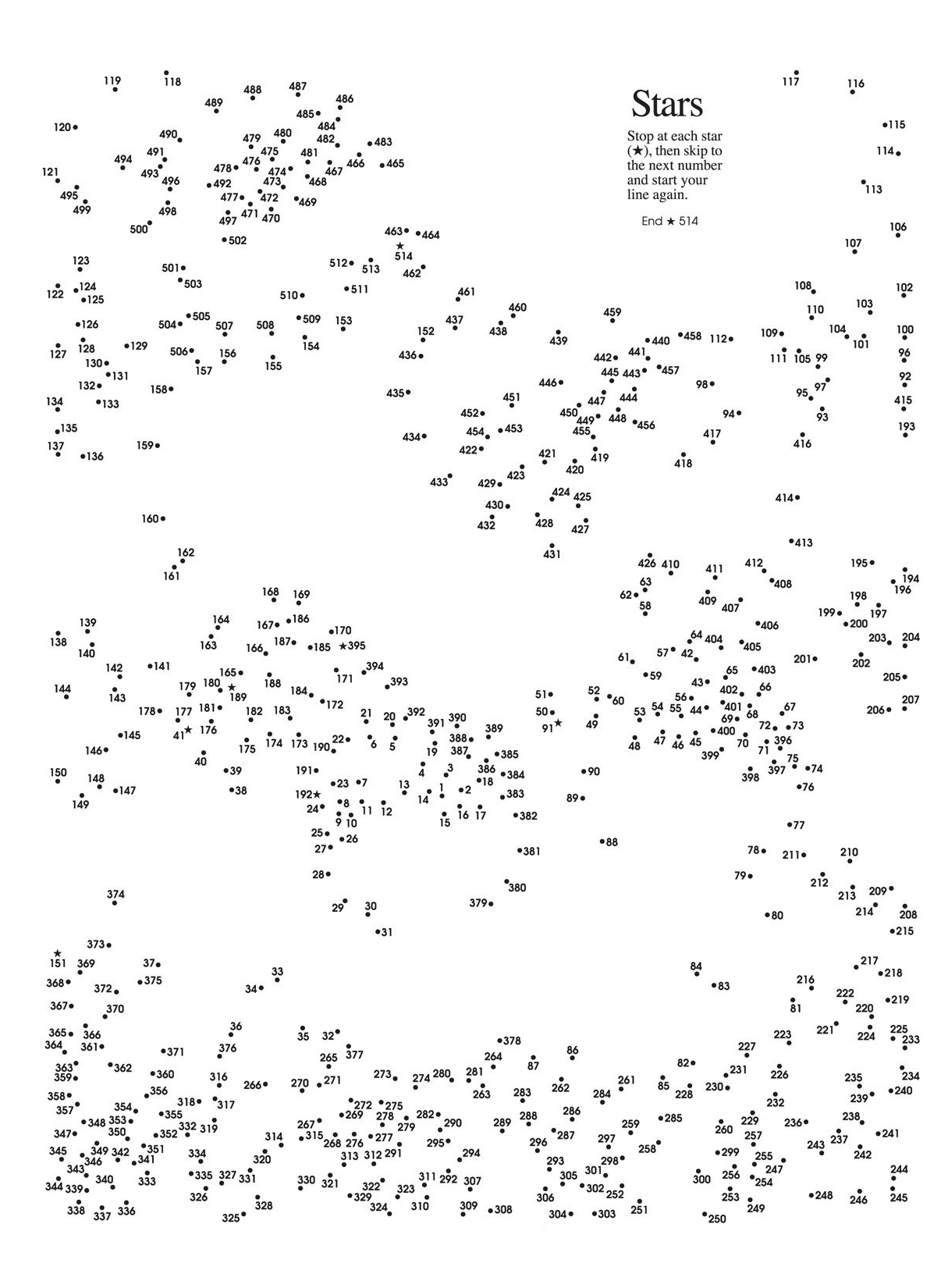 Printable Connect The Dots