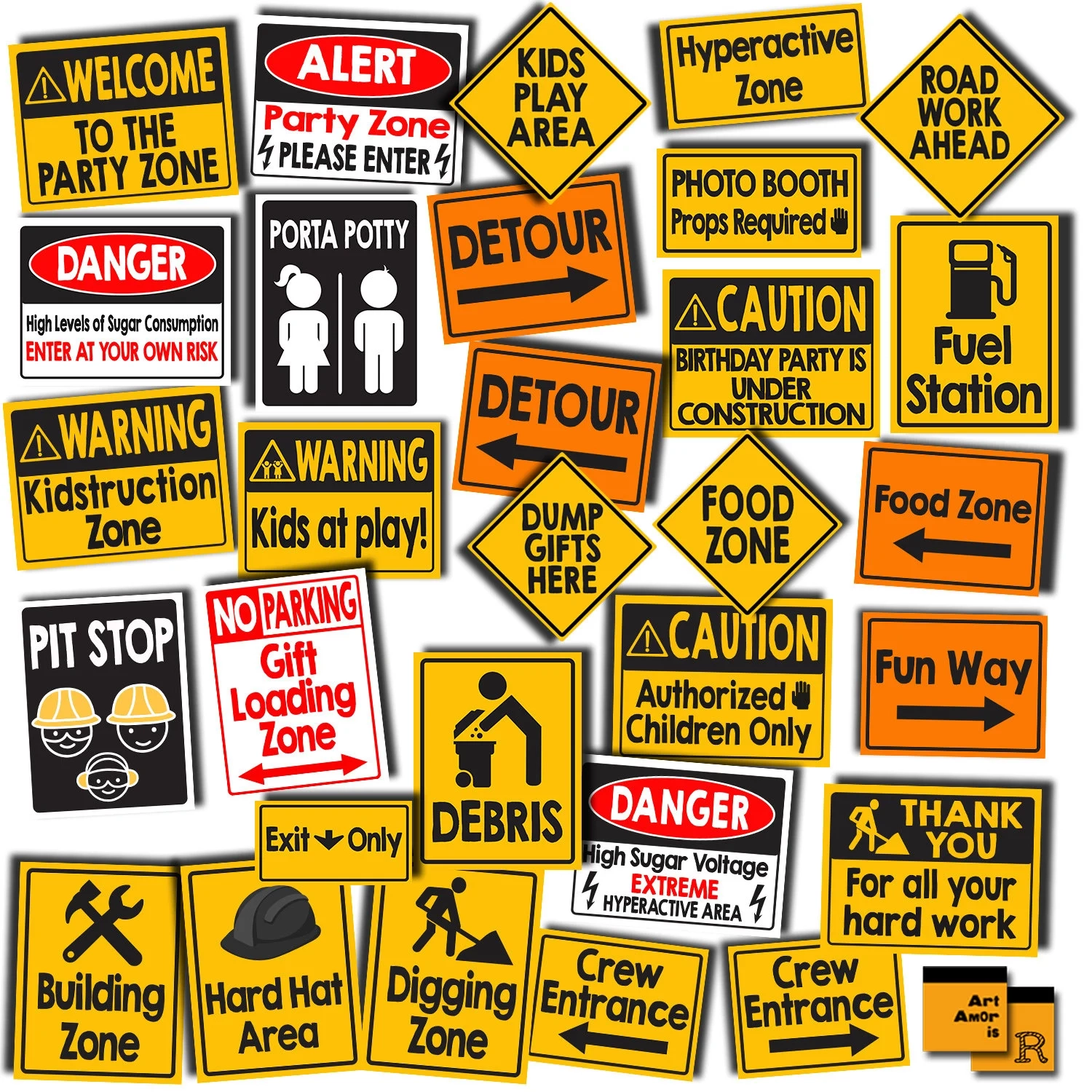 Printable Construction Signs