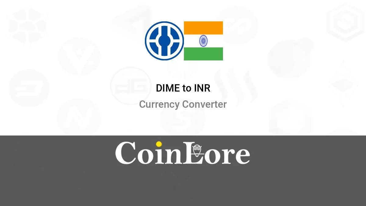 Convert DIME To INR