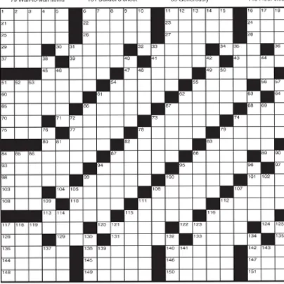 Free Sunday Crossword Puzzles Printable