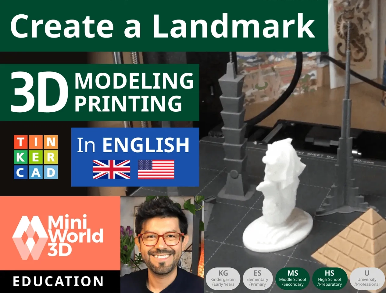 Create A Landmark 3D Modeling amp 3D Printing Project MS HS In 