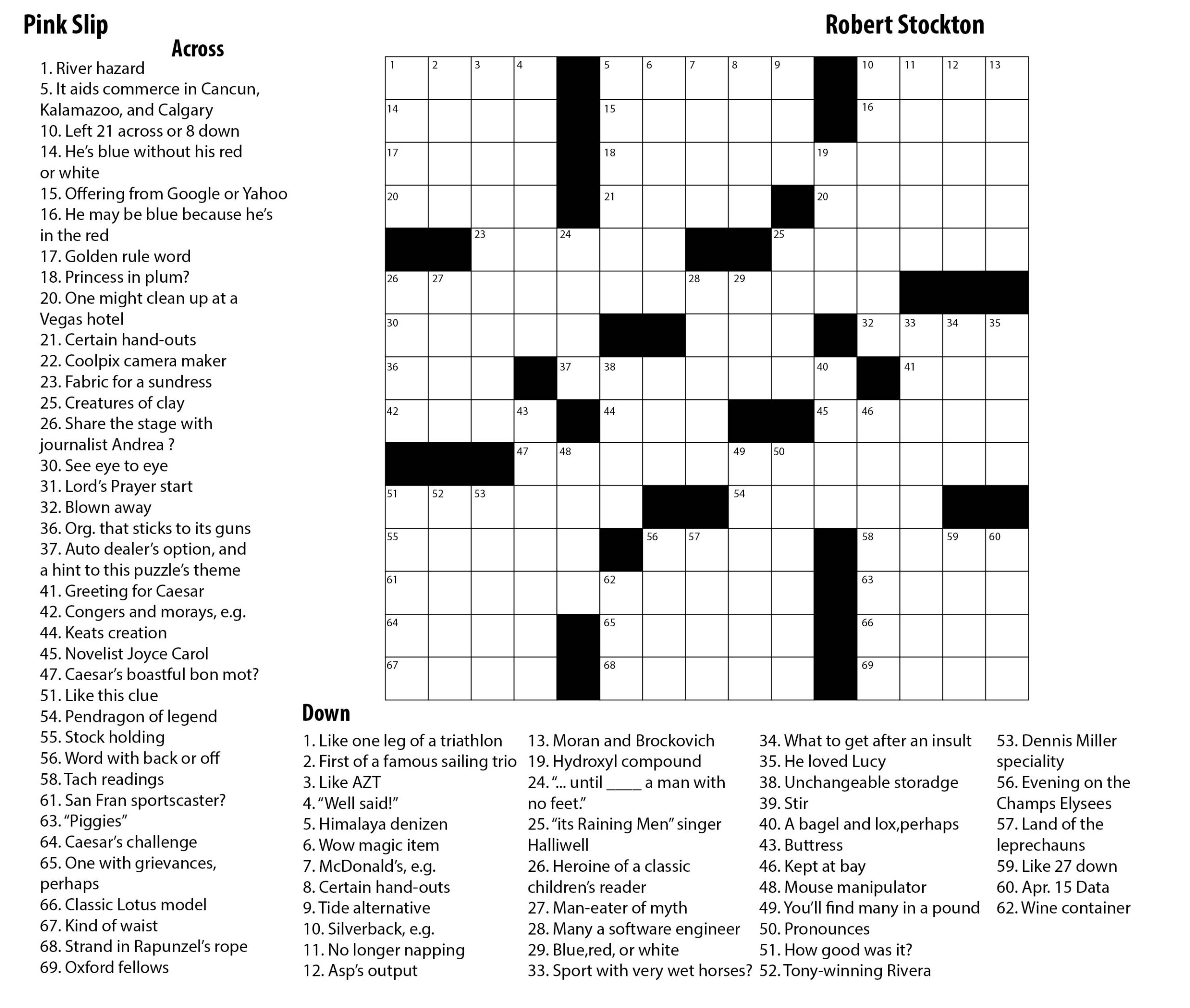 Teenage Crossword Puzzles Printable Free