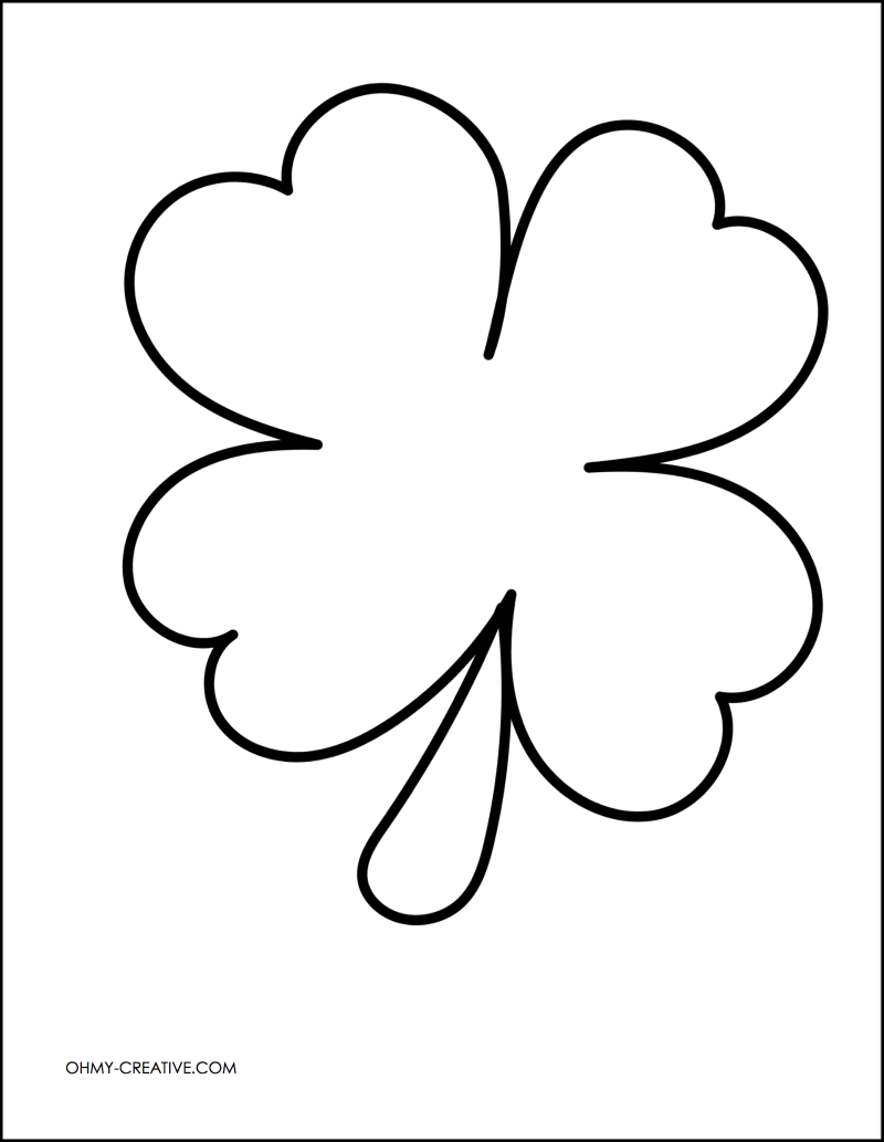 Free Shamrock Printable