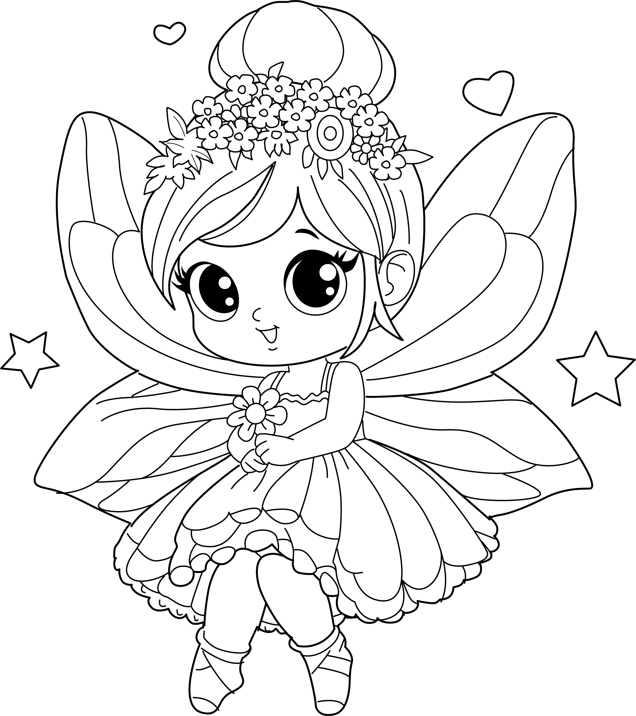 Fairy Free Printable Coloring Pages