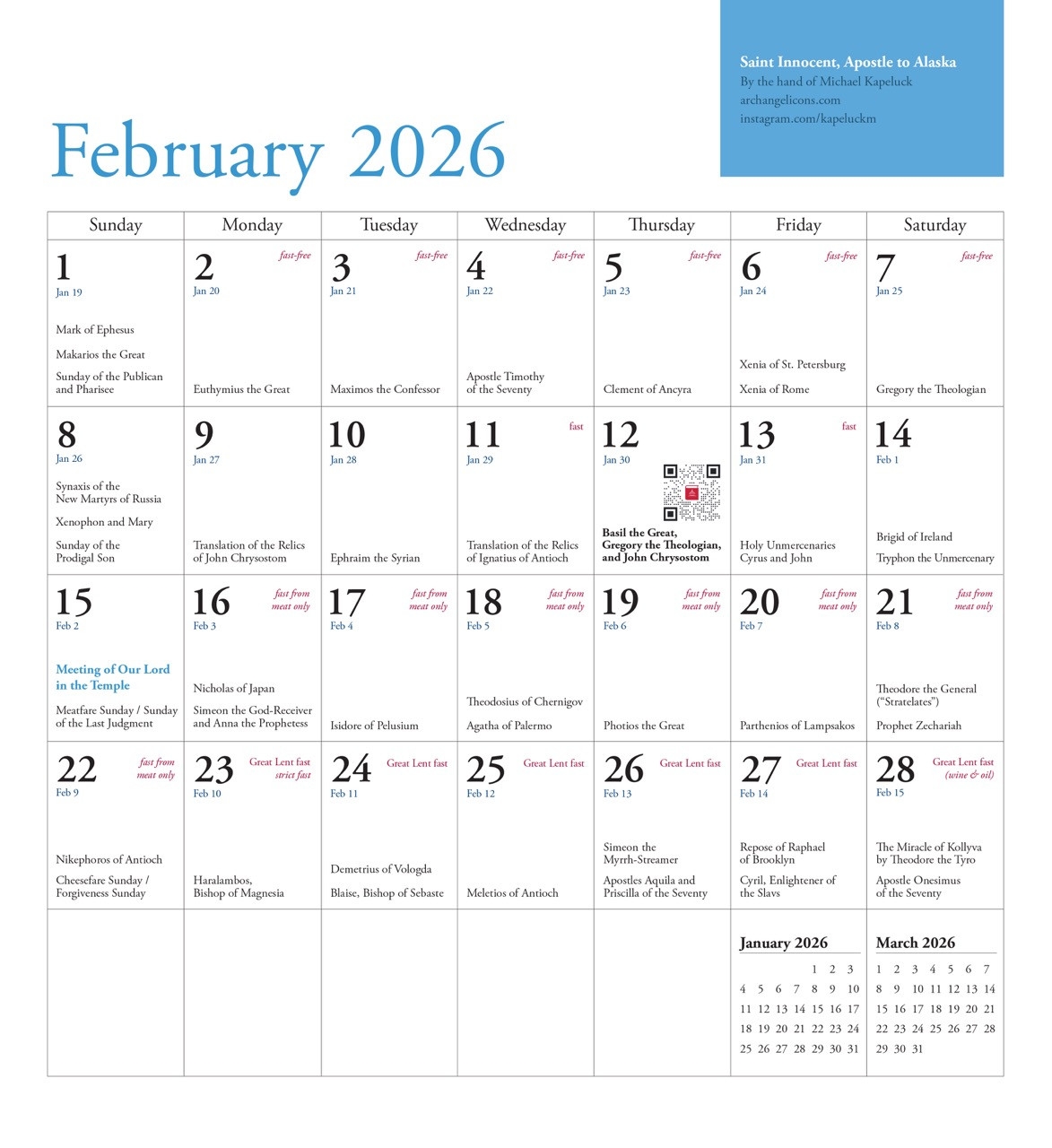 Saints Schedule 2026 Printable