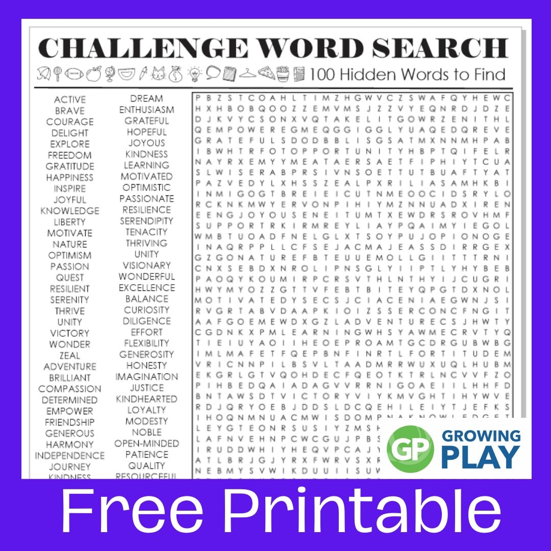 Difficult Word Search Puzzles Printable