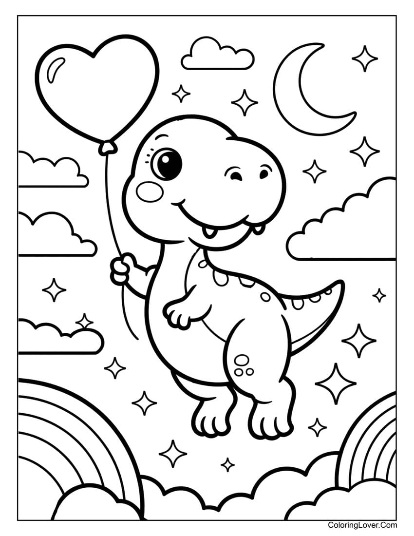 Printable Dinosaur Coloring Sheets