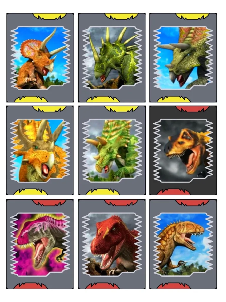Dinosaur King Cards PDF