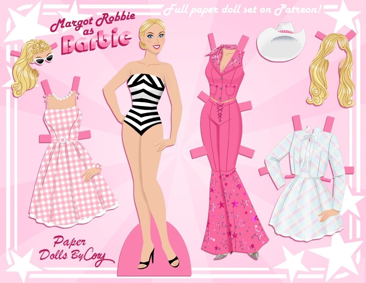 Discover 740 Paper Doll Barbie And Barbie Paper Dolls Ideas 