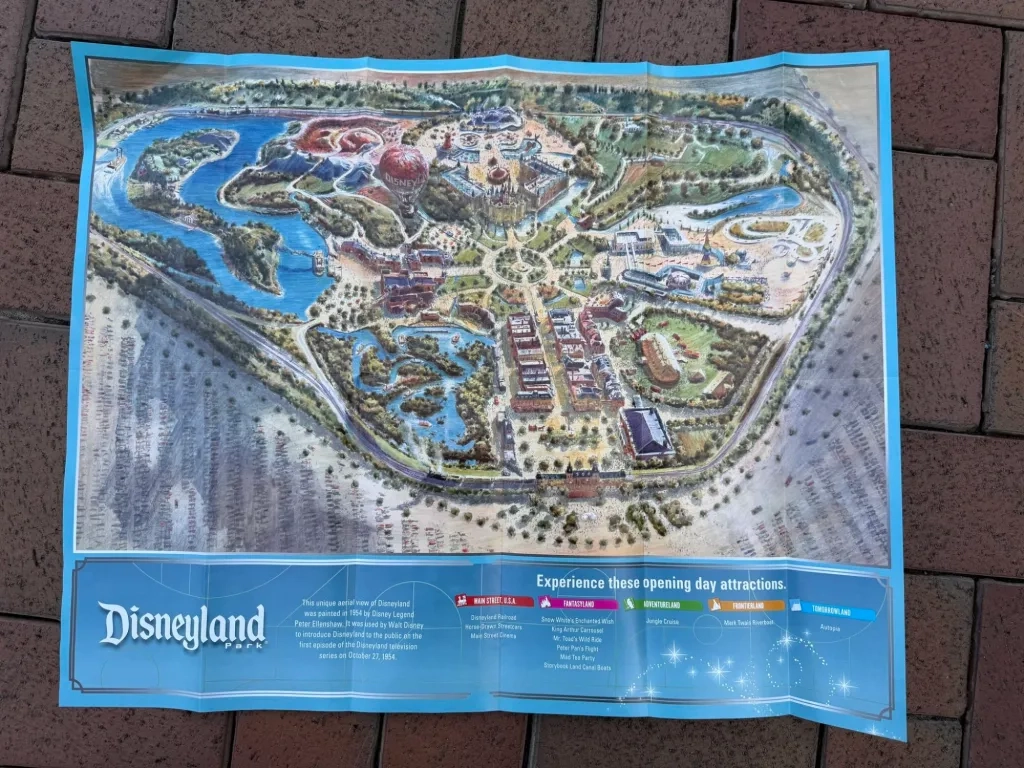Disneyland Map 2026 Printable