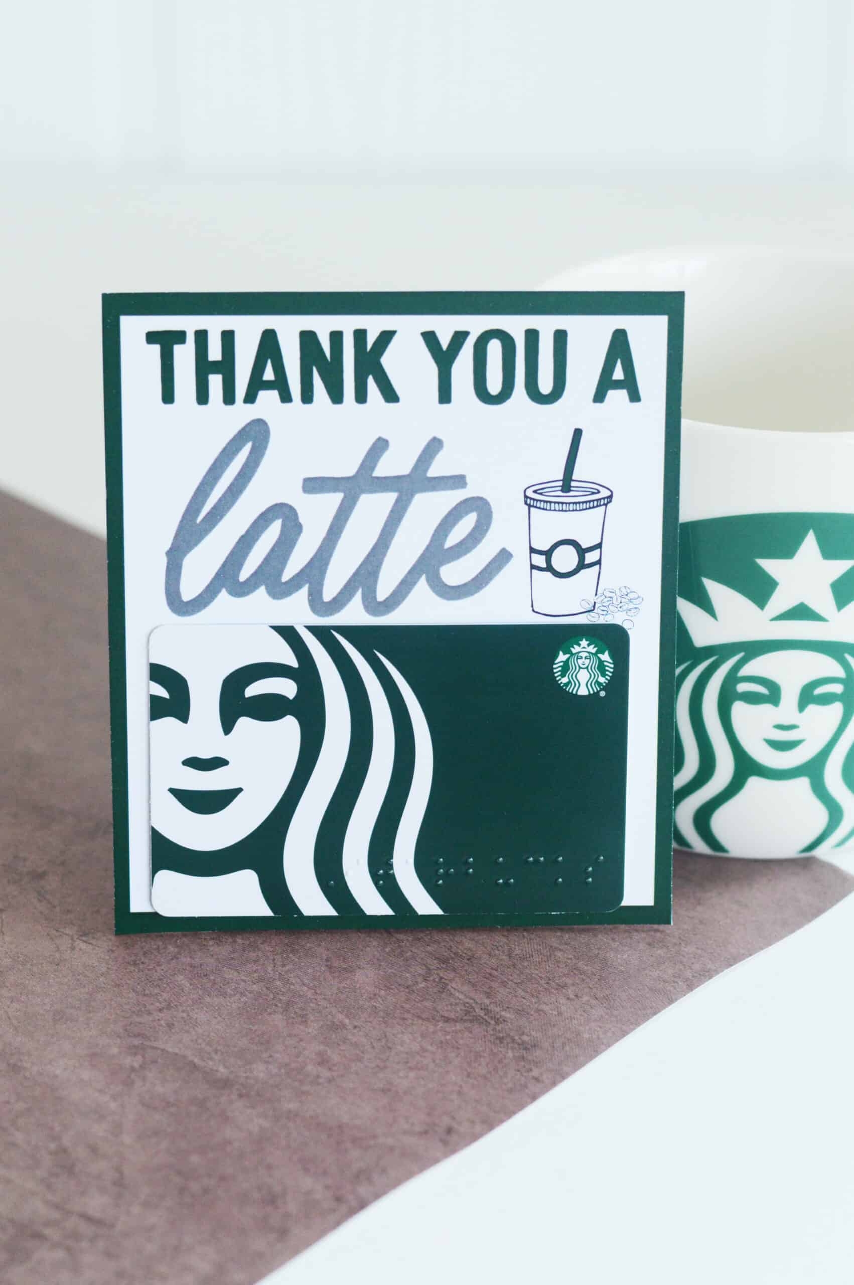 Printable Starbucks Gift Card