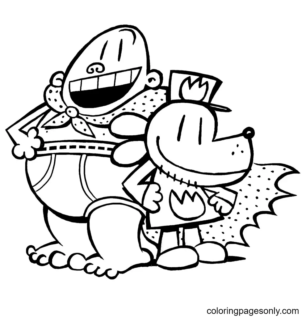 Dog Man Coloring Pages To Print Free Printable Coloring Pages
