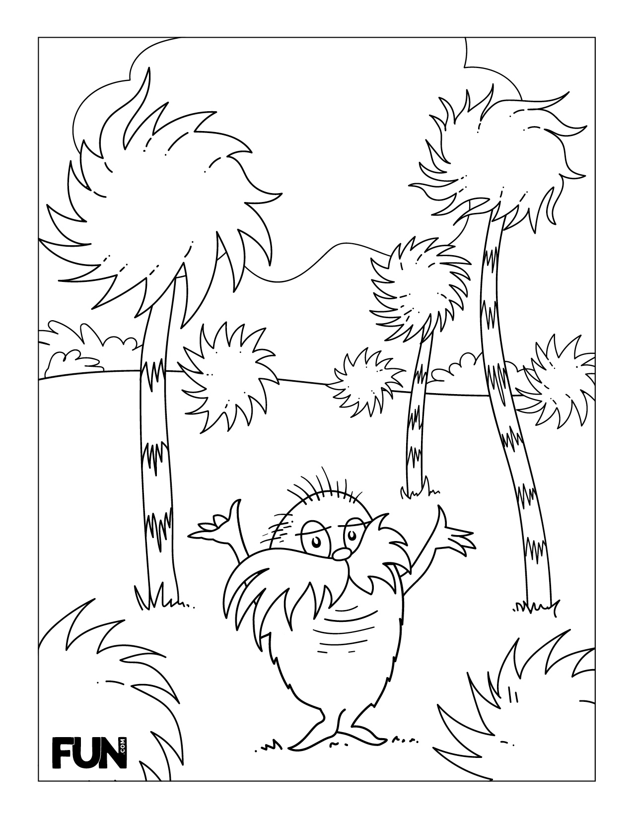 Dr Seuss Coloring Printables