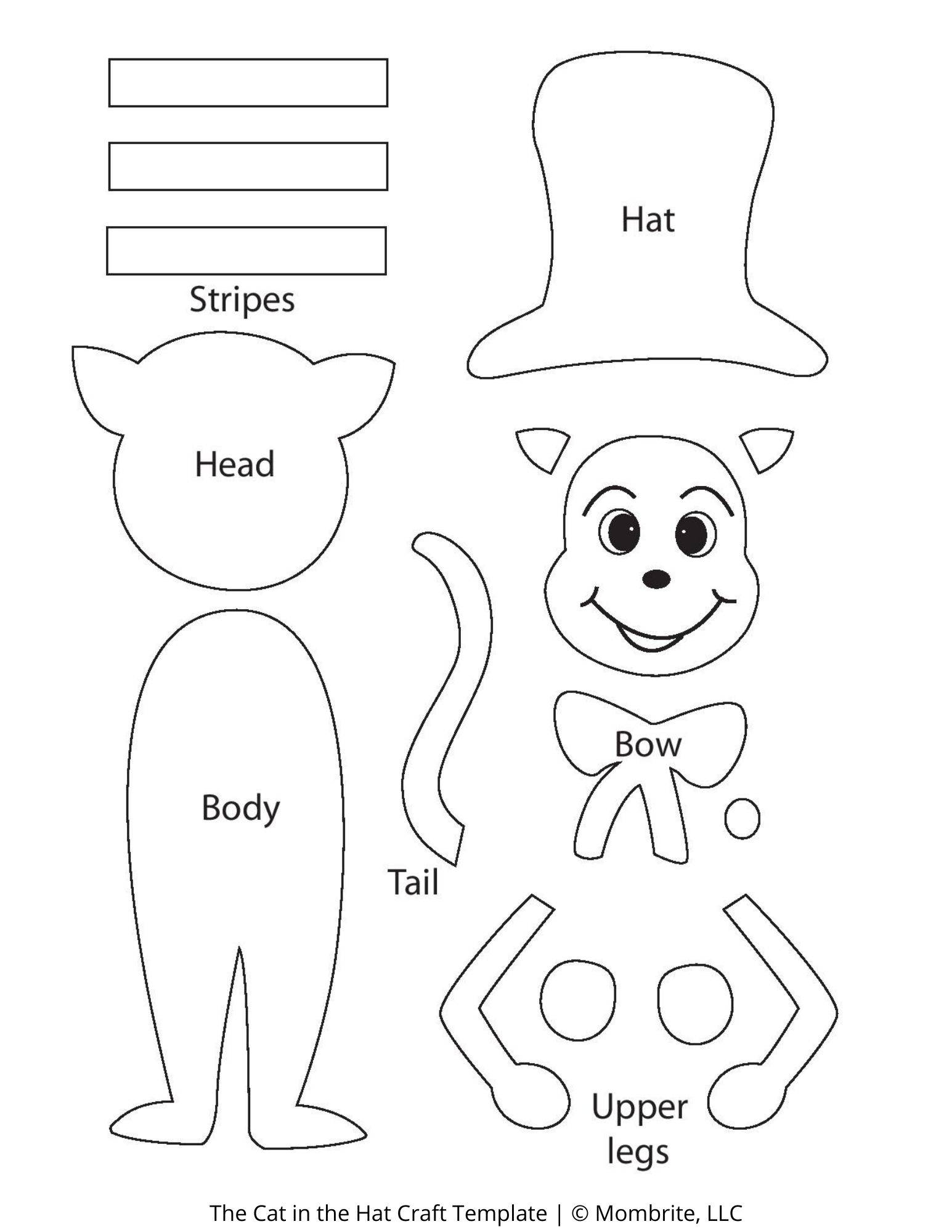 Cat And The Hat Printables