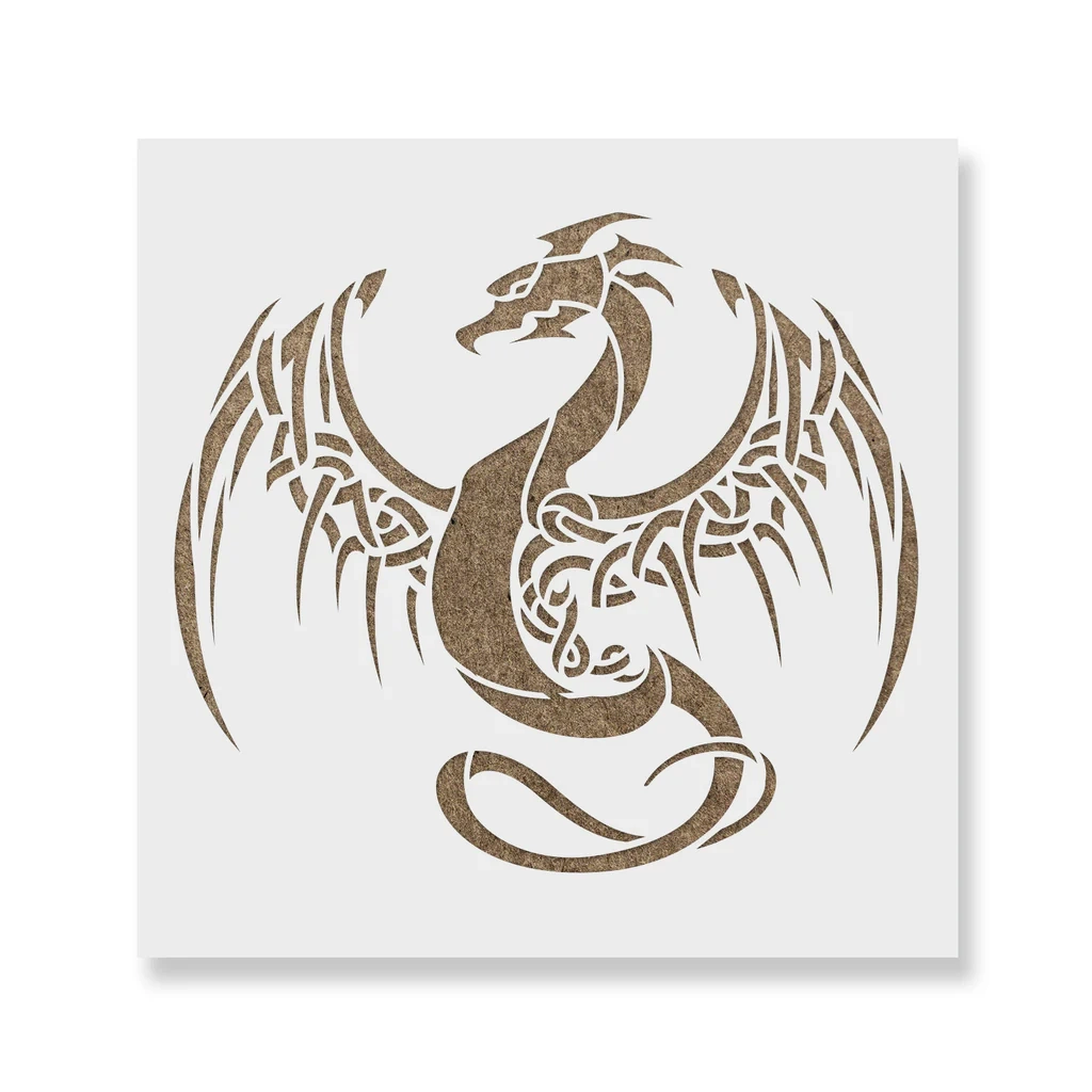 Dragon Stencil Made In USA Durable Stencils For Painting DIY Crafts