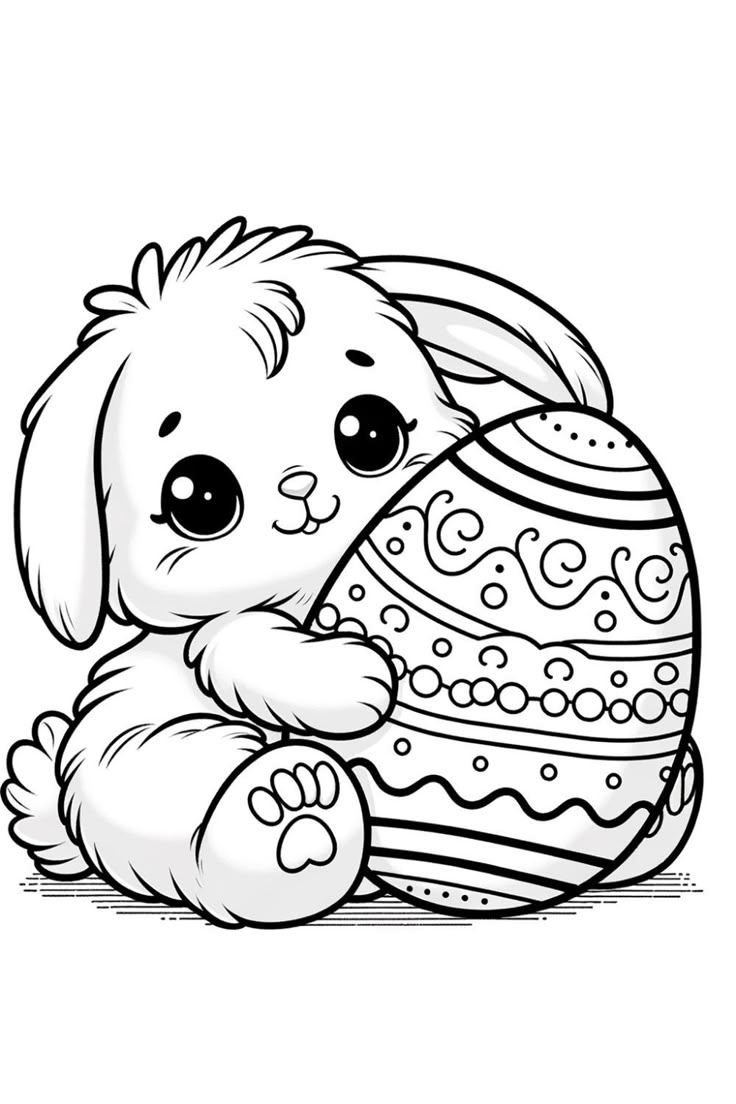 Easter Colouring Printables