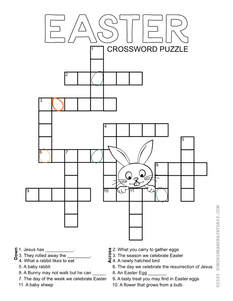 Free Printable Easter Crossword Puzzles