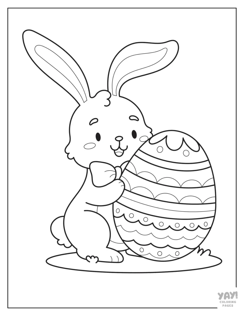 Easter Egg Coloring Pages Free Printables 
