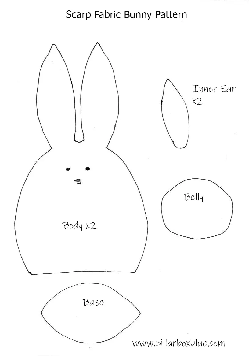 Easy Fabric Bunnies A Cute Easter amp Spring Sewing Project 