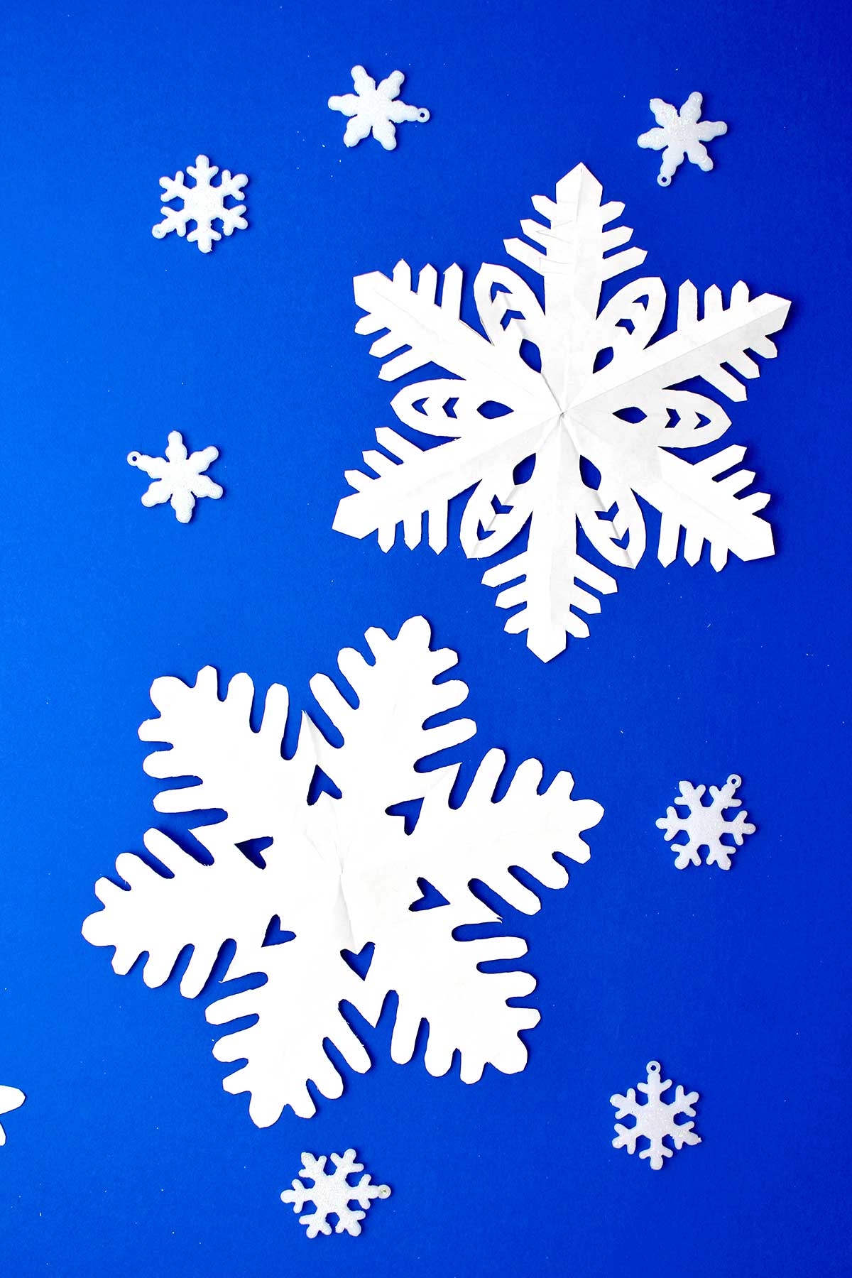 Easy Paper Snowflake Template Printable Designs How To Make 