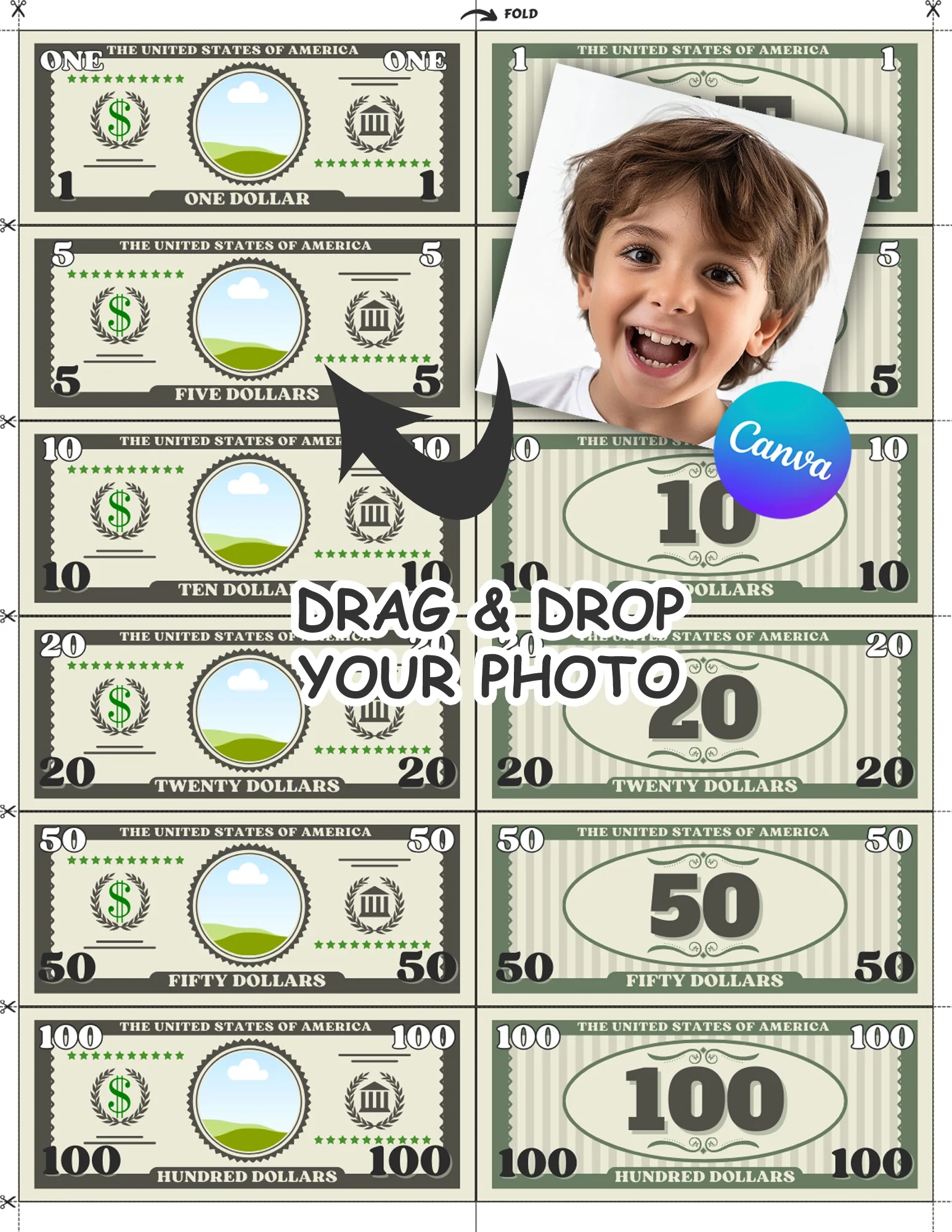 Printable Money Template