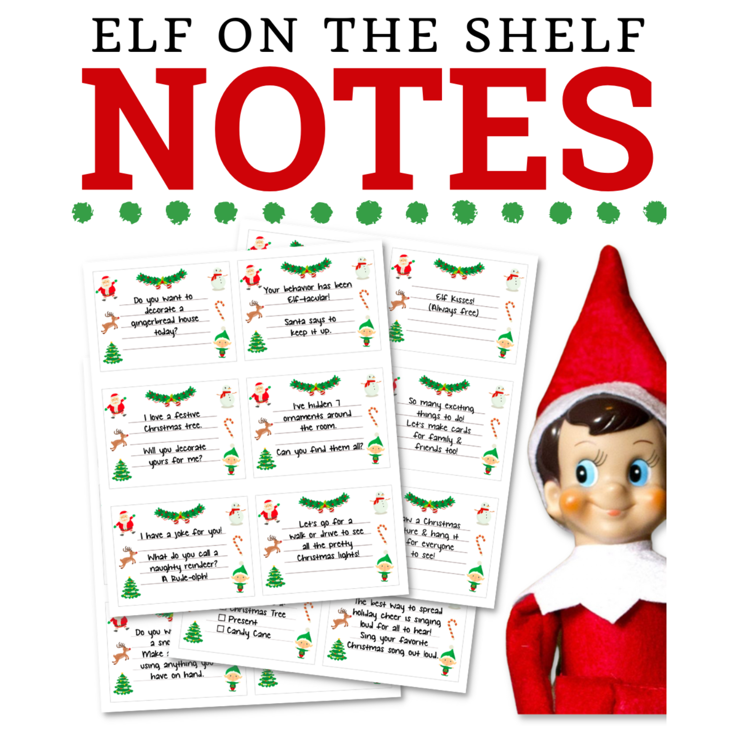 Elf On Shelf Printables