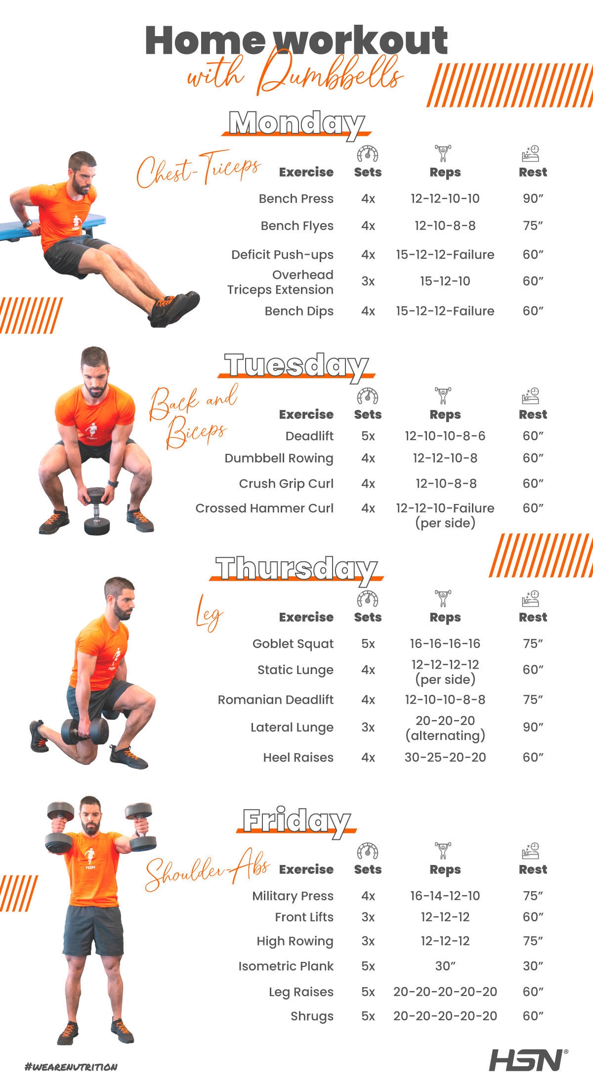 Exercise Poster Dumbbell Workout Routine Pdf Exercise Poster 