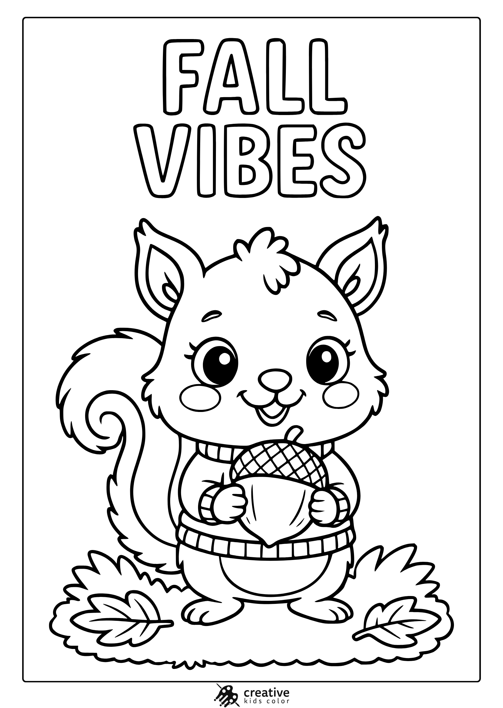 Free Fall Coloring Sheets Printable