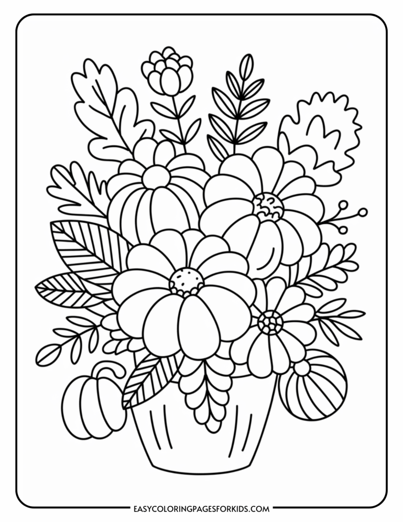Flower Coloring Sheets Printable
