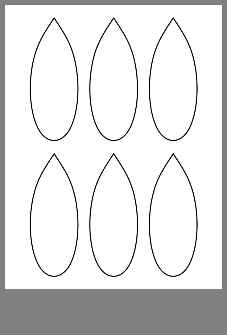 Turkey Feather Template Printable