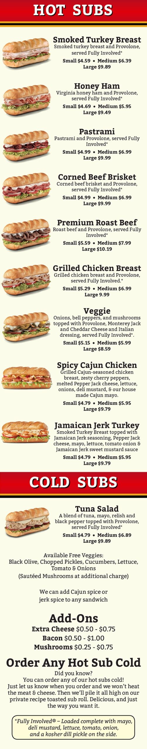 Firehouse Subs Menu Order Online Delivery Lincoln NE City 
