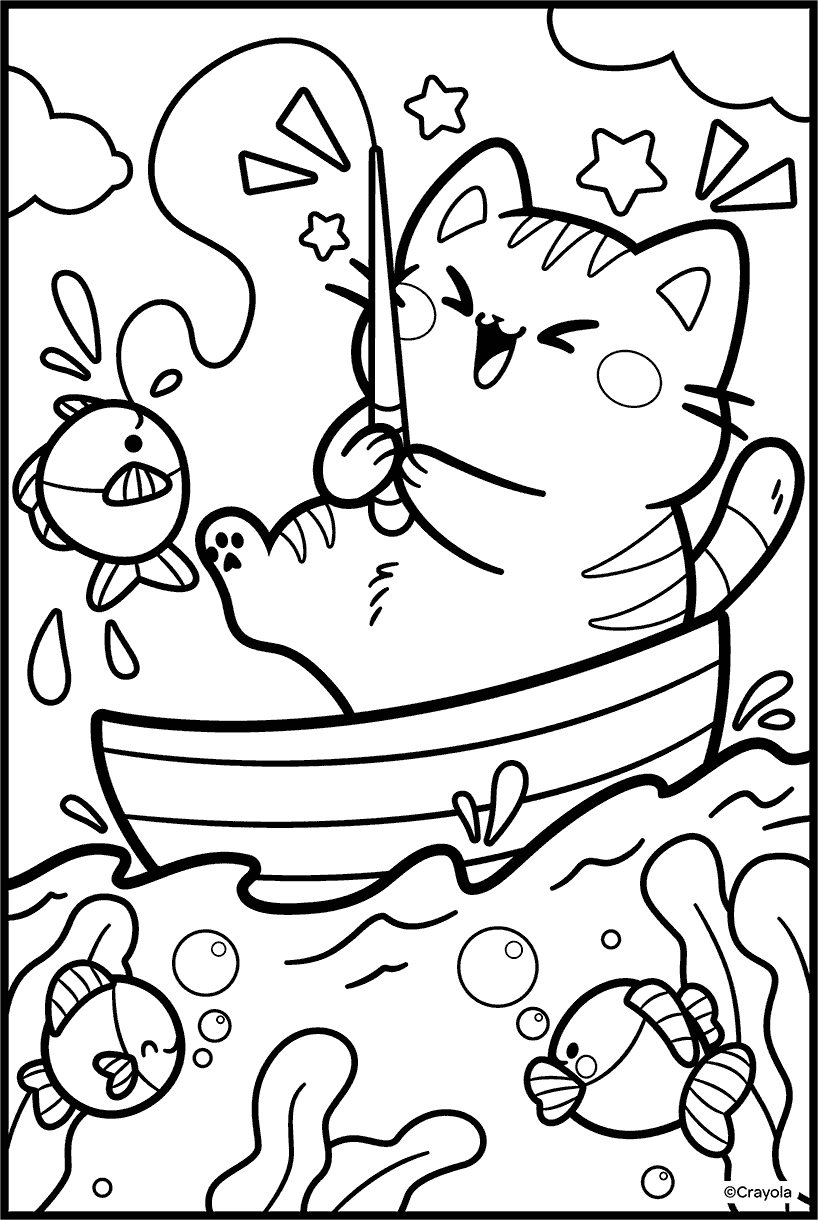 Kitty Coloring Pages Printable