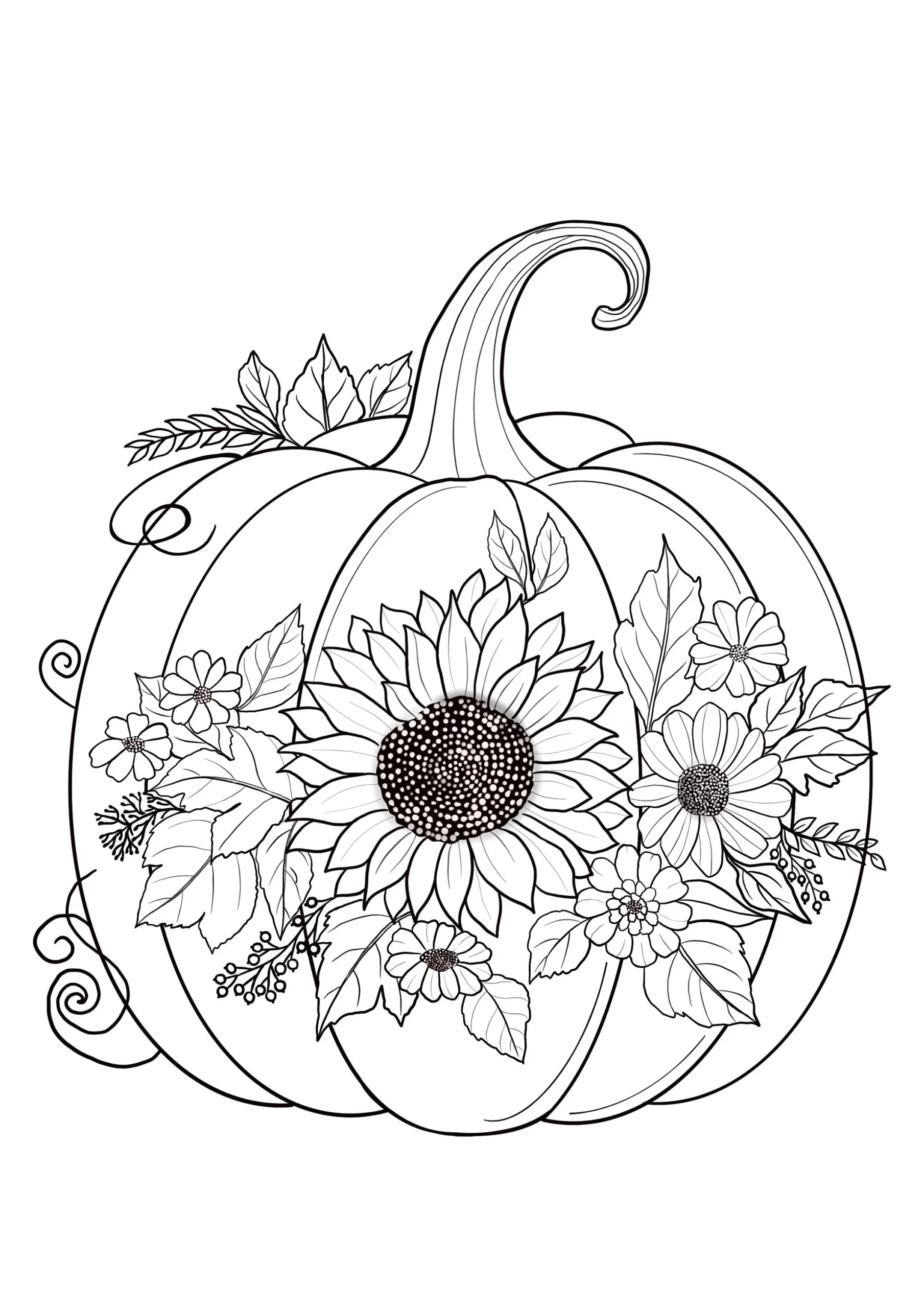 Printable Pumpkin Pictures To Color
