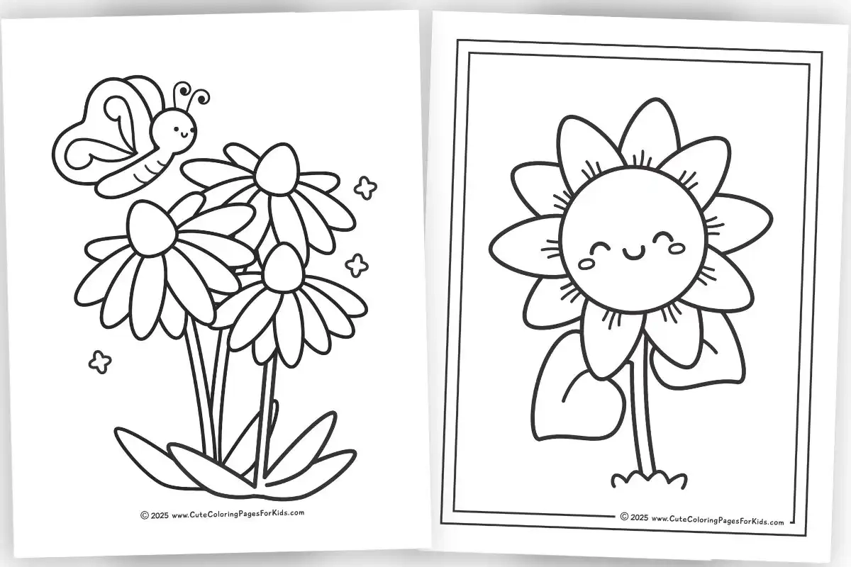 Printable Coloring Pages For Flowers