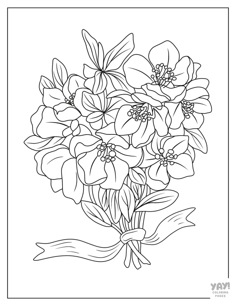 Flower Printable Coloring Page