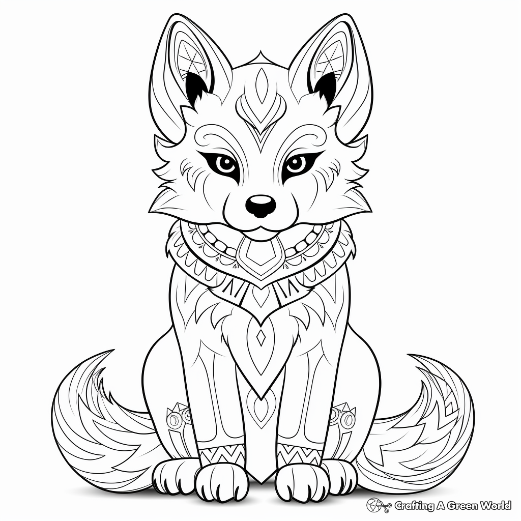 Fox For Adults Coloring Pages Free amp Printable 