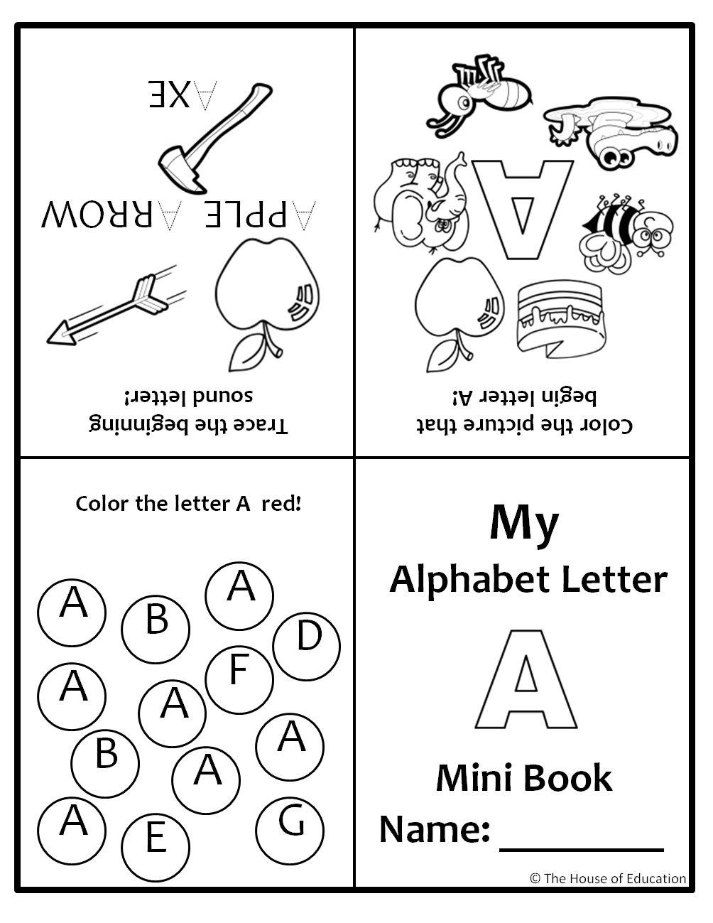 Alphabet Book Printable