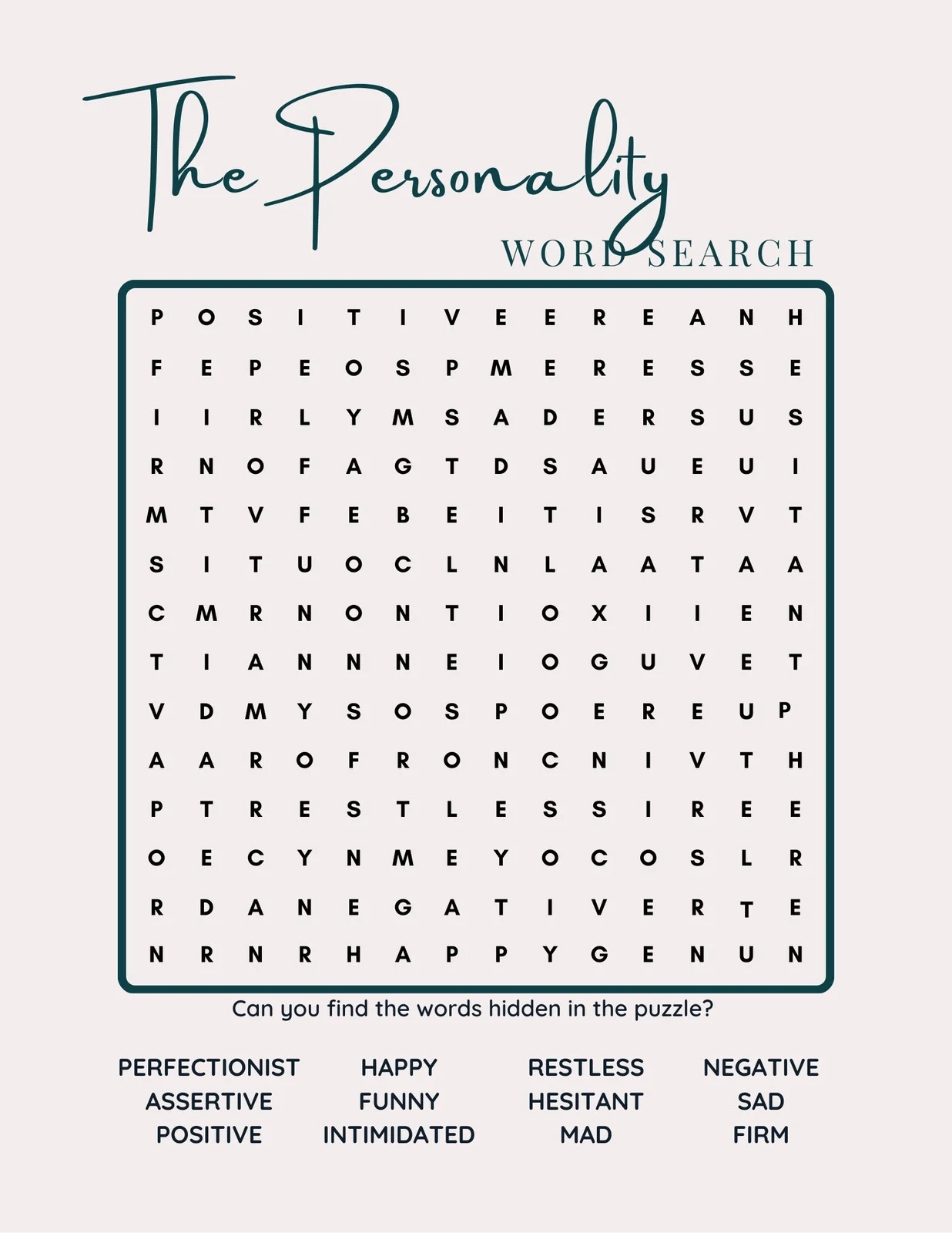 Free Crossword Puzzle Maker Printable