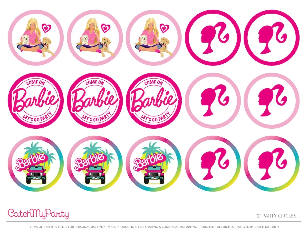 Free Printable Barbie